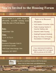 Housing Forum Invite